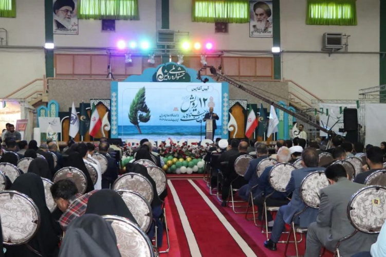 برگزاری آیین افتتاحیه دوازدهمین جشنواره ملی رویش به میزبانی دانشگاه مازندران