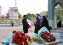 مراسم «غبارروبی مقبرة الشهدا و اجرای مارش نظامی»