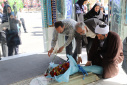 مراسم «غبارروبی مقبرة الشهدا و اجرای مارش نظامی»
