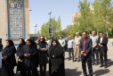 مراسم «غبارروبی مقبرة الشهدا و اجرای مارش نظامی»