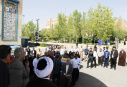 مراسم «غبارروبی مقبرة الشهدا و اجرای مارش نظامی»