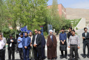 مراسم «غبارروبی مقبرة الشهدا و اجرای مارش نظامی»