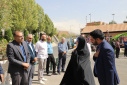 مراسم «غبارروبی مقبرة الشهدا و اجرای مارش نظامی»