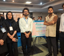 بازدید معاون فرهنگی و اجتماعی وزارت عتف از غرفۀ نمایشگاهی دانشگاه علامه طباطبائی در افتتاحیۀ جشنوارۀ ملی «برهان»