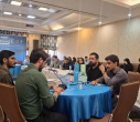 بازدید معاون فرهنگی و اجتماعی وزارت عتف از غرفۀ نمایشگاهی دانشگاه علامه طباطبائی در افتتاحیۀ جشنوارۀ ملی «برهان»