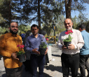 برگزاری مراسم غبارروبی از مزار شهدای دانشگاه علامه طباطبائی در گلزار شهدای بهشت زهرا