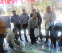 برگزاری مراسم غبارروبی از مزار شهدای دانشگاه علامه طباطبائی در گلزار شهدای بهشت زهرا