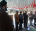برگزاری مراسم غبارروبی از مزار شهدای دانشگاه علامه طباطبائی در گلزار شهدای بهشت زهرا