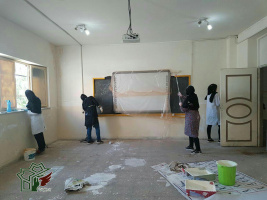  طرح سهم من از مدرسه تو : رنگ آمیزی ۶ کلاس درس برای  ۱۸۰ دانش آموز محروم جنوب استان تهران 