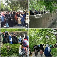 اردوی یک روزه بازدید از باغ گیاه شناسی ملی ایران ویژه خانه های دانشجویی خواهران  برگزار شد.