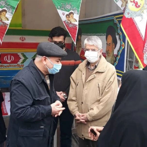 حضور ریٔیس دانشگاه علامه طباطبایی و معاون فرهنگی و اجتماعی دانشگاه در غرفه دانشگاه علامه طباطبایی در تاریخ۲۲ بهمن سال ۱۴۰۰