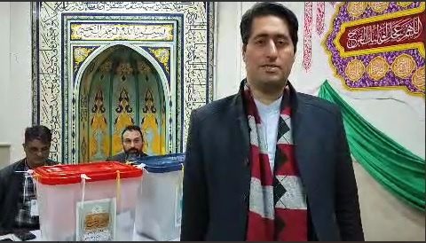 سخنان دکتر محمدعلی اسلامی معاون فرهنگی دانشگاه علامه طباطبائی  پس از رأی گیری در حوزه انتخاباتی دانشکده ادبیات فارسی و زبان‌های خارجی دانشگاه علامه طباطبائی