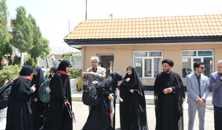 بدرقۀ کاروان اربعین 1405 در دانشگاه علامه طباطبائی