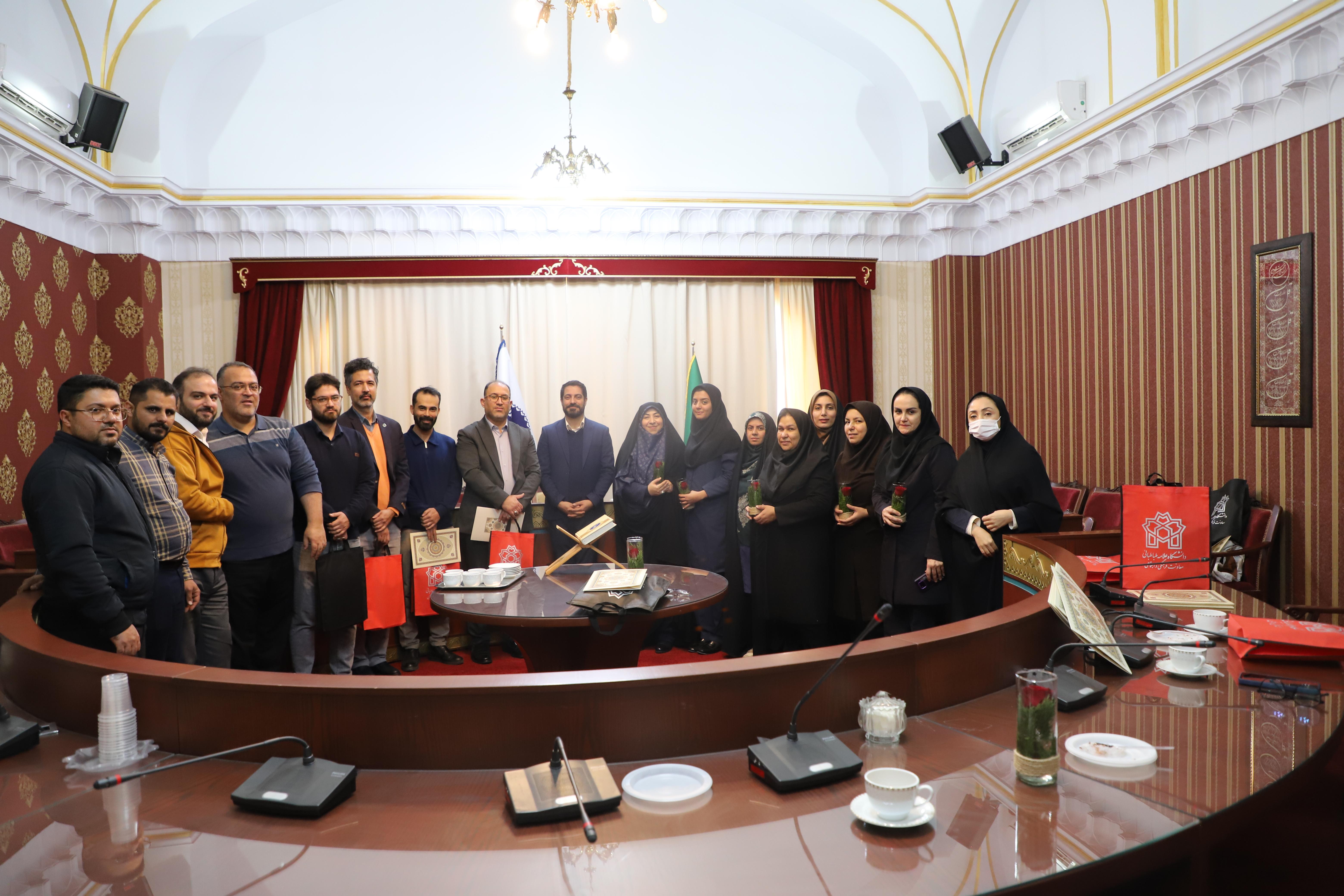 برگزاری مراسم تقدیر از بانوان معاونت فرهنگی و اجتماعی دانشگاه علامه طباطبائی به مناسبت ولادت حضرت فاطمه (س) و روز زن