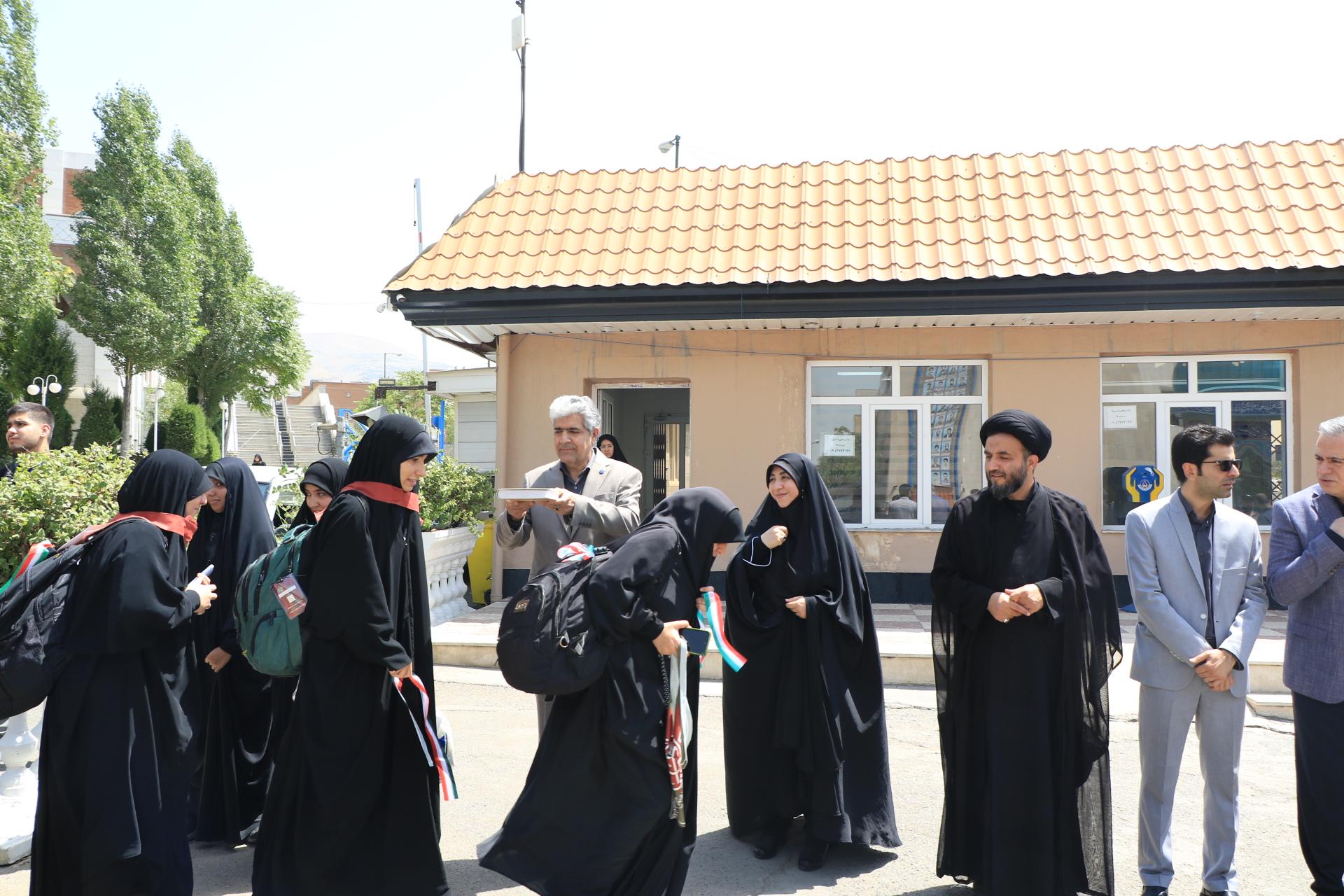 بدرقۀ کاروان اربعین 1405 در دانشگاه علامه طباطبائی